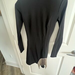 Adika Black Diamond Frill Dress